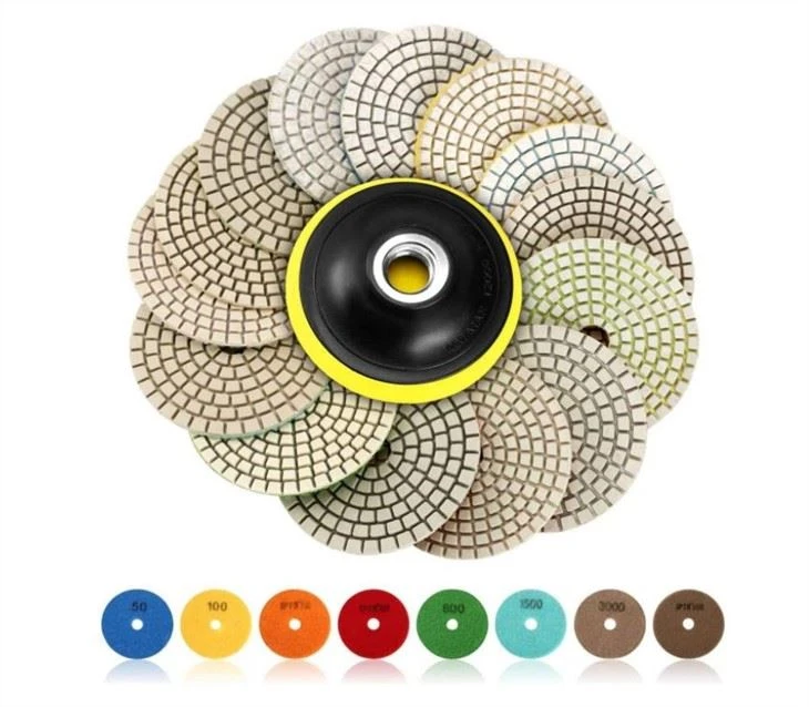 Almohadillas de diamante para pisos de concreto